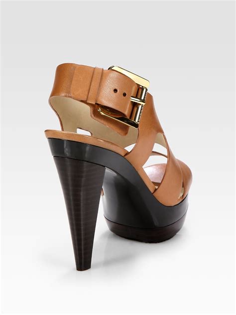 michael kors sandals mens leather|Michael Kors sandals for woman.